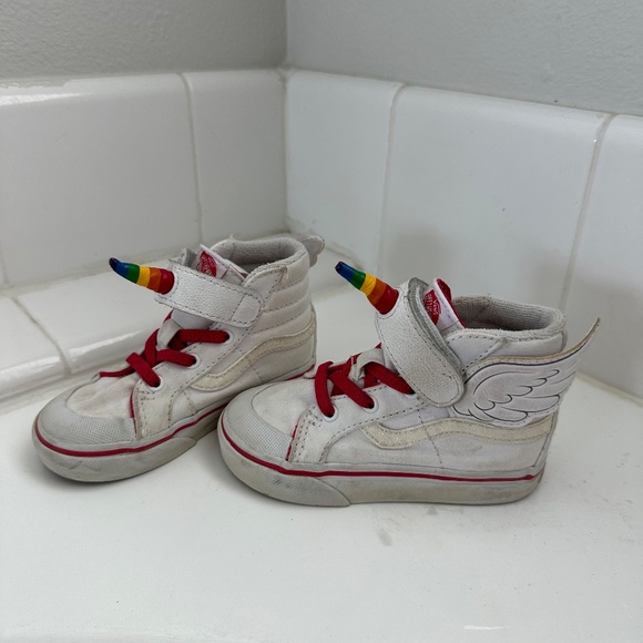 Vans 3-D Unicorn SK8-Hi Zip sneakers size 7 - Picture 3 of 3
